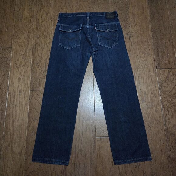 Vtg Levi's 569 Jeans Mens 34x34 Loose Straight Fit Blue Flap Pockets Baggy Y2K - Picture 6 of 9